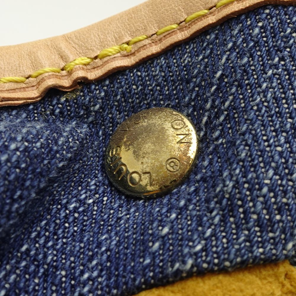 Louis Vuitton Handbag Monogram Denim Pleaty Blue - Picture 6 of 8